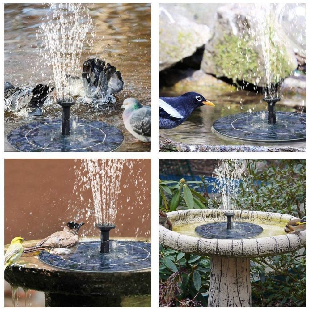 Floating Solar Fountain Water Pump - Energooszczędna solarna pompa fontannowa 13/16/18cm, wodoodporna,