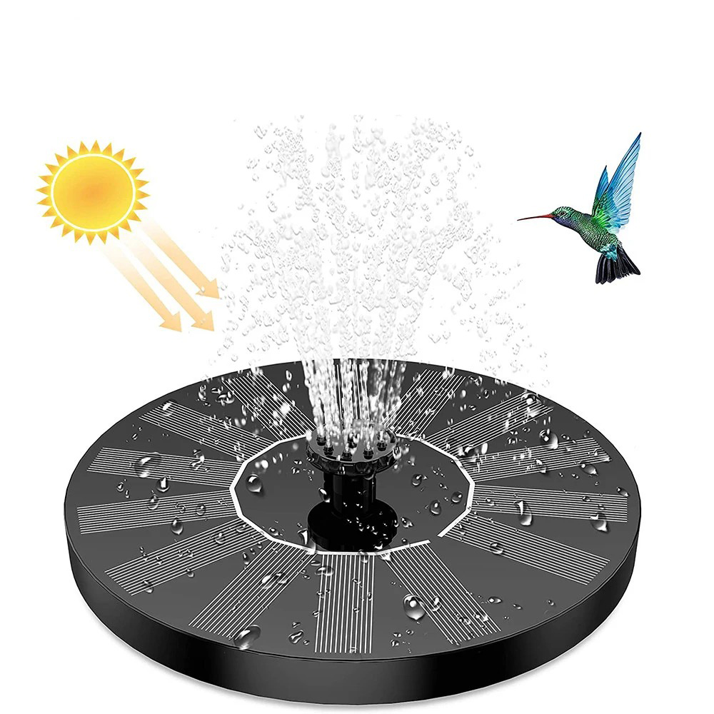 Floating Solar Fountain Water Pump - 13cm pływający panel słoneczny słoneczna pompa