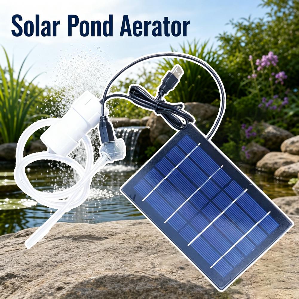 Solarna pompa powietrza do akw – Solar Pond Aerator Oxygen Pump recenzja i cena