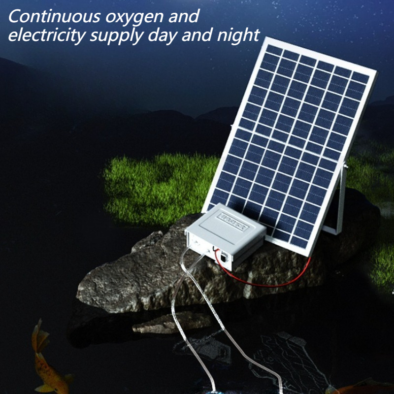 Solarna pompa powietrza do ocz – Solar Pond Aerator Oxygen Pump recenzja i cena