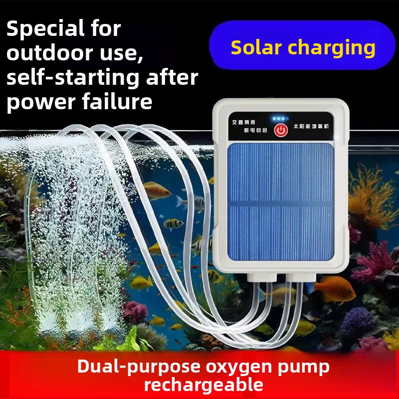 Pompa tlenowa do akwarium z po – Solar Pond Aerator Oxygen Pump recenzja i cena