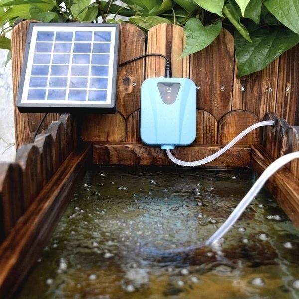 Solarna pompa powietrza do akw – Solar Pond Aerator Oxygen Pump recenzja i cena