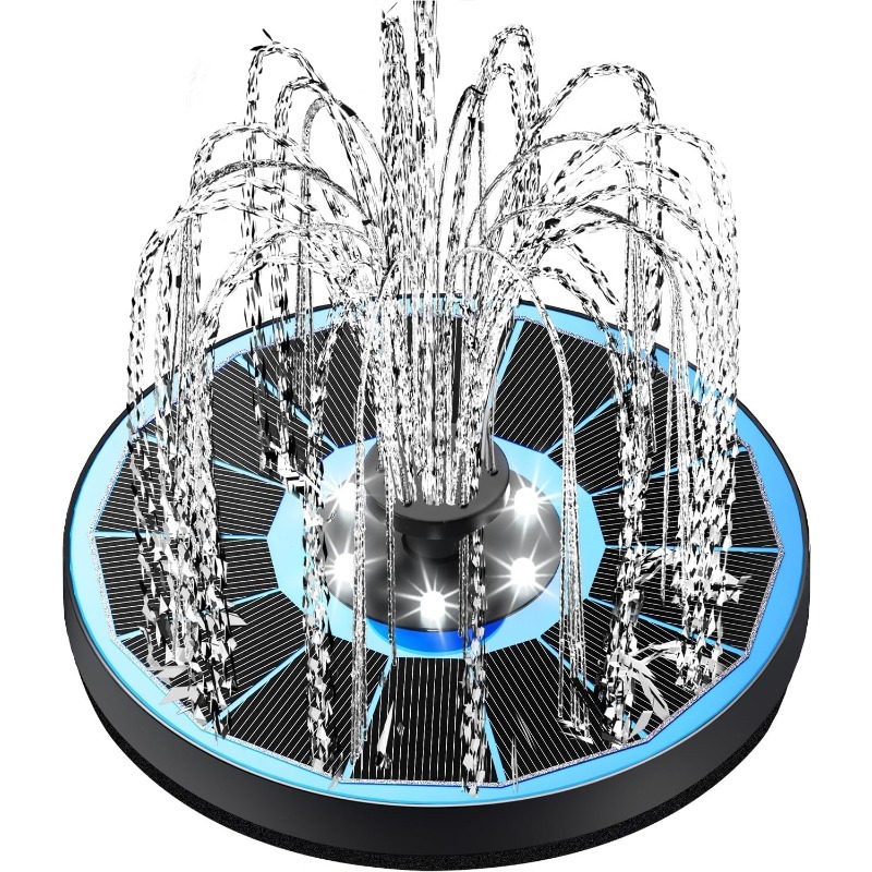 Solarna fontanna do wody, do b – Floating Solar Fountain Water Pump recenzja i cena