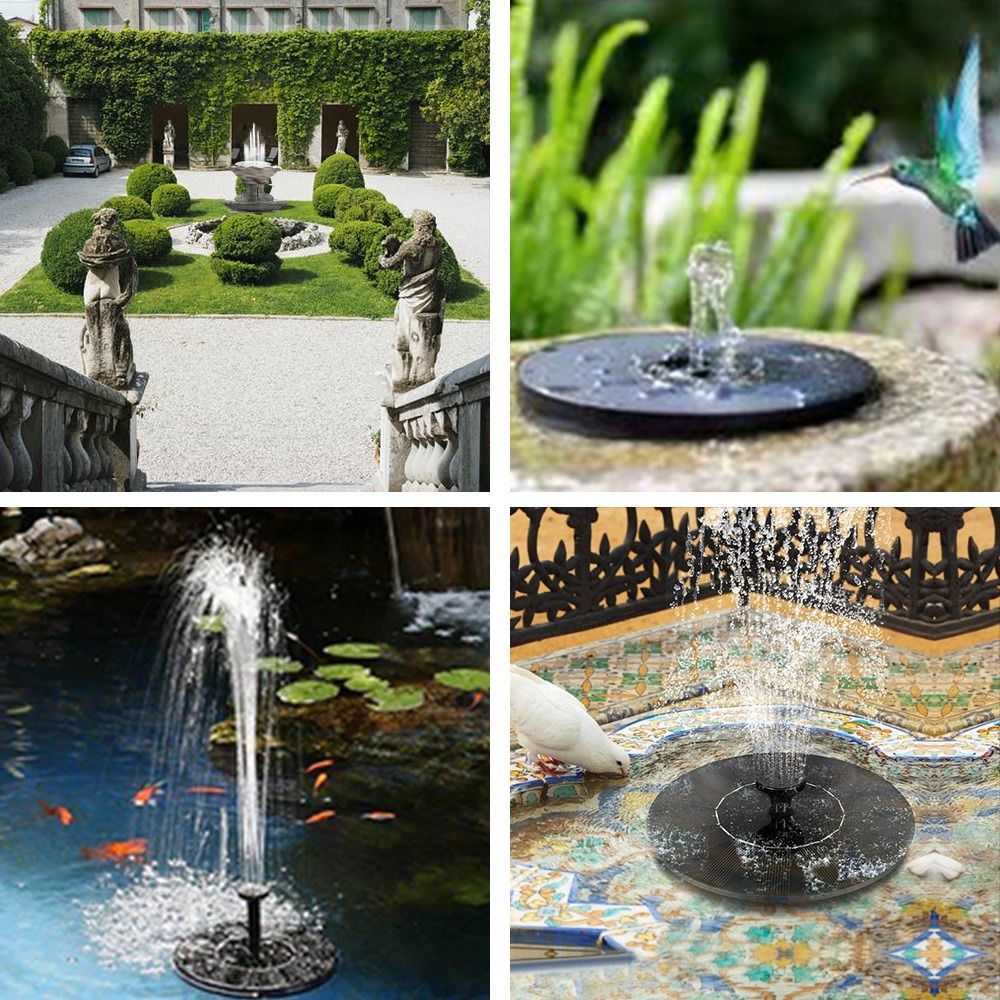 Energooszczędna solarna pompa  – Floating Solar Fountain Water Pump recenzja i cena