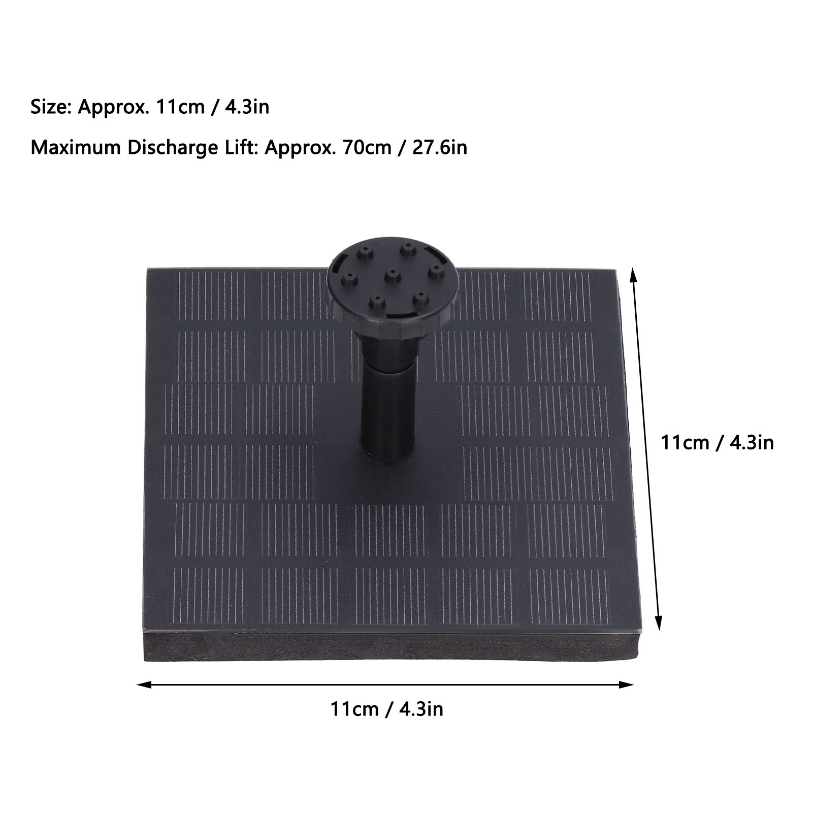 Zestaw fontanny solarnej 7V 1. – Floating Solar Fountain Water Pump recenzja i cena